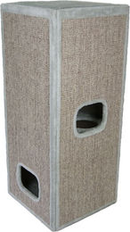 Kratztonne Maili für Katzen aus Naturmaterialien mit Sisal und Plüsch 119 x 50 x 50 cm – Bild 1 von 1