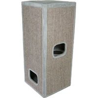 Produktbild von Kratztonne Maili für Katzen aus Naturmaterialien mit Sisal und Plüsch 119 x 50 x 50 cm
