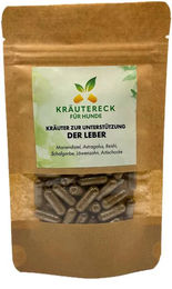 Kräutereck Kräuterkapseln für Hunde zur Unterstützung von Leber und Verdauung – Bild 1 von 2
