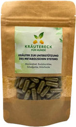 Kräutereck Kräuterkapseln für Hunde zur Unterstützung von Leber, Verdauung und Gewichtskontrolle – Bild 1 von 2
