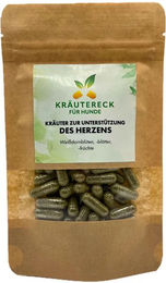 Kräutereck Kräuterkapseln Hund Herz mit Weißdorn – Bild 1 von 2