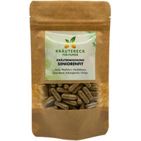 Produktbild von Kräutereck Kräuterkapseln Hund SeniorenFit mit Amla, Weißdorn, Goji und Ginkgo zur Seniorenpflege