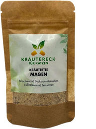 Kräutereck Kräutertee für Katzen zur Unterstützung des Magens mit Eibischwurzel, Süßholz und Leinsamen – Bild 1 von 2