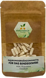 Kräutereck Nahrungsergänzung für Katzen zur Unterstützung von Gelenken und Bindegewebe mit MSM, Glucosamin und Chondroitin in Kapseln – Bild 1 von 2