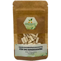 Produktbild von Kräutereck Nahrungsergänzung für Katzen zur Unterstützung von Gelenken und Bindegewebe mit MSM, Glucosamin und Chondroitin in Kapseln