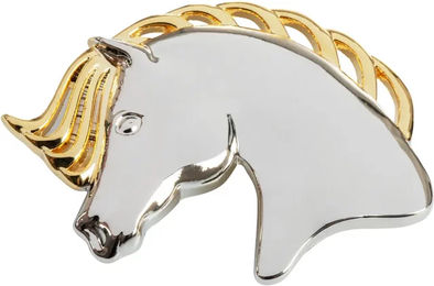 Produktbild von Krawattennadel aus Metall für Pferde von Umbria Equitazione