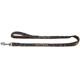 Krazy Beast Hunter Führleine für Hunde aus Nylon 10 mm x 110 cm Braun Bunt – Bild 1 von 2