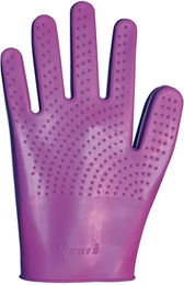 Produktbild von Kris Putzhandschuhe aus Gummi mit doppeltem Griff in Lila zur Fellpflege
