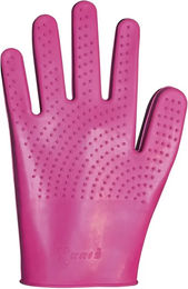 Produktbild von Kris Putzhandschuhe aus Gummi mit doppeltem Griff zur Fellpflege in Rosa