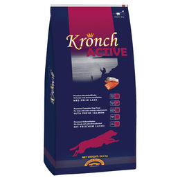 Produktbild von Kronch Active Junior Hundefutter Lachs und Schwein 13,5 kg ohne Farb- und Aromastoffe - 13,5 kg