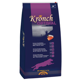 Produktbild von Kronch Optimal Welpenfutter Lachs Schwein Geflügel 13,5 kg ohne Farb- und Aromastoffe - 13,5 kg