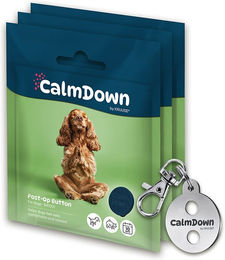 Kruuse CalmDown Post-Op Tag und Button für Hunde 1 Stück – Bild 1 von 1