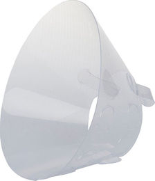 Kruuse Halskrause für kurze Schnauzen Transparent S aus Kunststoff – Bild 1 von 2