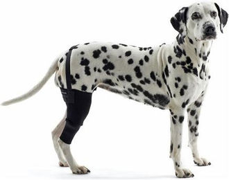 Kruuse Rehab Knieschutz Links Schwarz XXL – Bild 1 von 2