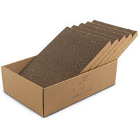 Produktbild von Kubus Kratzpappe Panther Kratzbrett für Katzen Braun