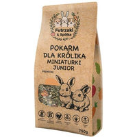 Produktbild von KUCHNIA SZEFA Futrzaki und Spółka Getreidefreies Hauptfutter für Miniaturkaninchen Junior 750g