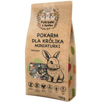 Produktbild von KUCHNIA SZEFA Futrzaki und Spółka Getreidefreies Hauptfutter für Zwergkaninchen 750g ohne tierisches Protein