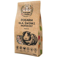 Produktbild von KUCHNIA SZEFA Futrzaki und Spółka Getreidefreies Vegan Hauptfutter für Meerschweinchen 750g