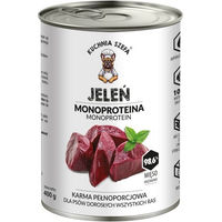 Produktbild von KUCHNIA SZEFA Hund Nassfutter Hirsch Monoprotein Hypoallergen 400g