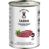 Produktbild von KUCHNIA SZEFA Hund Nassfutter Reh Monoprotein Hypoallergen Adult 400 g
