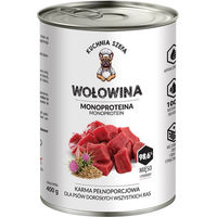 Produktbild von KUCHNIA SZEFA Hund Nassfutter Rind Monoprotein Adult 400 g