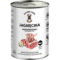 Produktbild von KUCHNIA SZEFA Nassfutter Lamm Monoprotein Getreidefrei Hypoallergen für Hunde 400 g