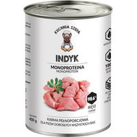 Produktbild von KUCHNIA SZEFA Nassfutter Truthahn Monoprotein für Hunde aller Rassen und Altersstufen 400 g