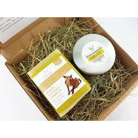 Produktbild von Küstenseifen Manufaktur Bio-Hundepflege Geschenk-Set mit Bio-Hundeseife Juckefips und Bio-Pfötchenbalsam für empfindliche Hunde, vegan und tierversuchsfrei