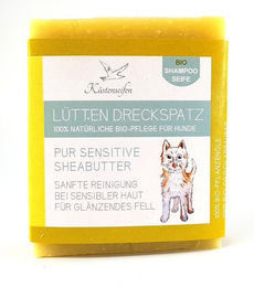 Küstenseifen Manufaktur Bio Hundeseife Dreckspatz vegan und GVO-frei für empfindliche Hunde – Bild 1 von 3