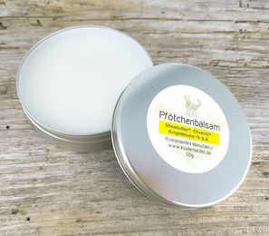 Küstenseifen Manufaktur Bio-Pfötchenbalsam Ringelblume Pfotenpflege für Hunde mit 50g Aluminiumdose – Bild 1 von 1