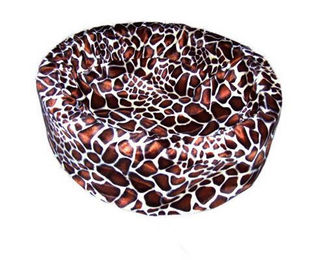 Kühnemuth Flauschiges Hundebett und Katzenbett Leo Bunt aus Polyester Größe S – Bild 1 von 2