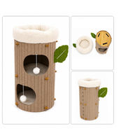 Produktbild von Kunert Katzenkratzbaum in Baumstamm-Optik mit Katzenhöhlen und Katzenbett 3-in-1