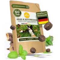 Produktbild von KUNTO Gras- und Kotfresser Drops für Hunde mit Rindfleischgeschmack zur Unterstützung von Magen und Darm 350 g