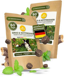 KUNTO Gras- und Kotfresser Drops für Hunde mit Rindgeschmack zur Magen-Darm-Unterstützung 700 g – Bild 1 von 7