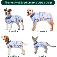 Produktbild von Kuoser Hundebody Blau Atmungsaktiv mit Leckschutz Größe XL