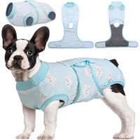 Produktbild von Kuoser Hundebody Overall aus Baumwolle für Kastration in Blau Größe XS