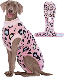 Kuoser Hundebody und Katzenbody für Rüden zur Kastration in Dunkelrosa Größe L aus atmungsaktiver Baumwolle – Bild 1 von 5