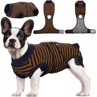 Produktbild von Kuoser Hundekastrationsbody Atmungsaktiver Leckschutz Overall Braun XS-L