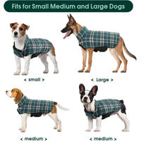 Produktbild von Kuoser Hundemantel Winter Fleece Wasserdicht Grün XS