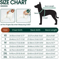 Produktbild von Kuoser Hundemantel Winterjacke aus Fleece wasserdicht XS kariert