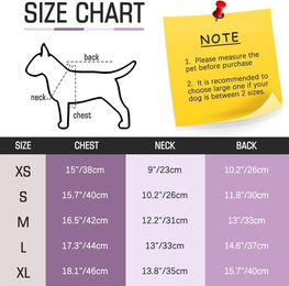 Kuoser Hundepyjama Hundebody Overall aus Baumwolle Lila Größe L – Bild 1 von 5