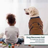 Produktbild von Kuoser Hundewindel Overall Leckschutz Braun XXL