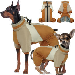 Kuoser Wasserdichter Hundemantel für kleine Hunde Winter Braun Größe L – Bild 1 von 6