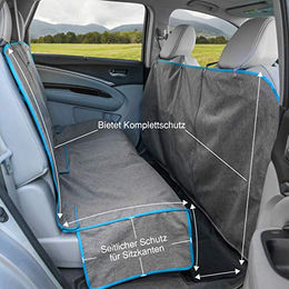 Kurgo Coast to Coast Hundehängematte Autoschondecke wasserfest Grau 140 cm x 236 cm – Bild 1 von 4