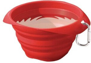 Kurgo Collaps-A-Bowl Reisenapf aus Silikon für Hunde Rot 710 ml - 710 ml – Bild 1 von 9