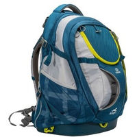 Produktbild von Kurgo G-Train K9 Hunderucksack für kleine Rassen blau türkis grau wasserabweisend