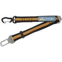 Produktbild von Kurgo Hundegurt für das Auto mit Gurtschloss und Verbindungsstück Direct to Seatbelt Swivel Tether in Orange