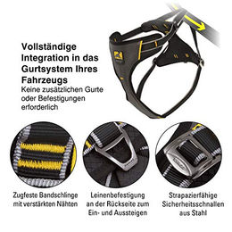 Kurgo Impact Hunde-Autogeschirr Schwarz Größe S für kleine Rassen - 1 Stk. – Bild 1 von 6