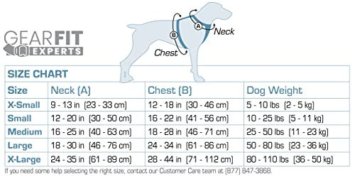 Kurgo Journey Air Hundegeschirr Sportgeschirr reflektierend gepolstert mit Steuergriff Orange Klein – Bild 1 von 3
