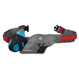 Kurgo K9 Excursion Jogging-Gürtel für Hunde mit Wasserflasche und Tasche in Rot/Grau – Bild 1 von 1